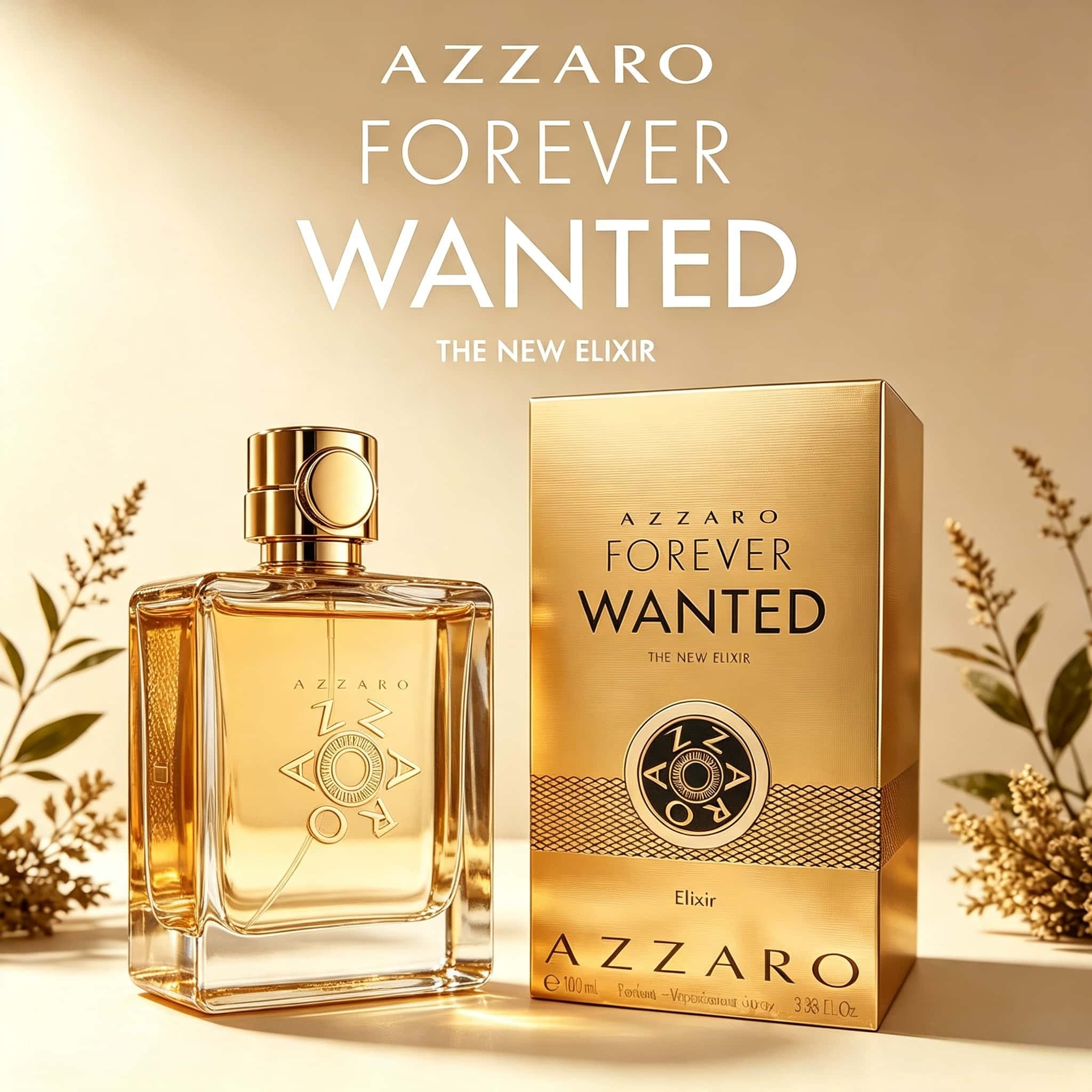 Perfume Fragrance Bottle - アザロ フォーエバーウォンテッド エリクシール パルファム 100ML オリジナルゴールドギフトボックス付き