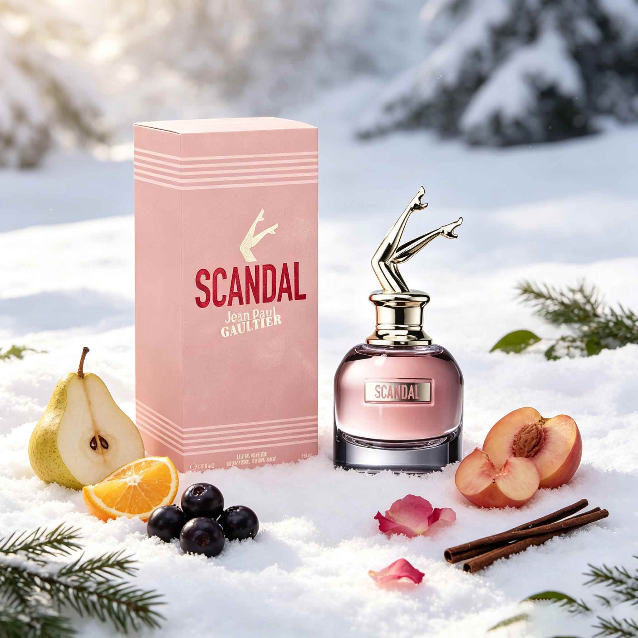 Perfume Fragrance Jean Paul Gaultier - ジャン・ポール・ゴルチエ スキャンダル パフューム、クリエイティブで芸術的なボトル、ハニー・グルマンド・フローラルの香り、高級感のあるピンクのテクスチャードギフトボックス、誕生日、パーティー、記念日に最適なギフト。