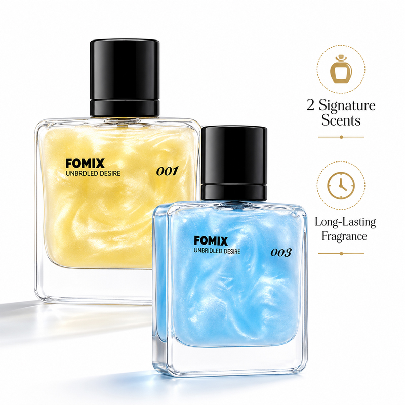 Fragrance Long Lasting Perfume - FOMIX 2個入りメンズ香水セット、長時間持続するフレッシュオーシャン＆温かみのある魅惑的なオードパルファムスプレー、シトラスフローラルムスクウッディコロン、昼夜兼用携帯用フレグランスギフト（彼への贈り物）