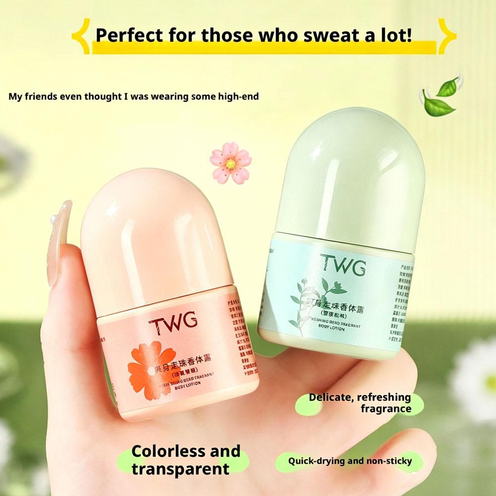 Perfume Fragrance Lotion - TWG ロマンティックフレグランスボディローションセット フレッシュウォーキングボールロールオン香水 ポータブル学生パーティー用エッセンシャルオイルギフトセット