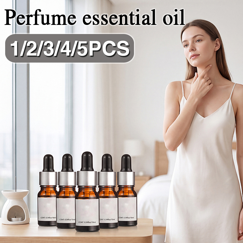 Perfume Fragrance World - 1/2/3/4/5PCS 香水エッセンシャルオイル、男性用と女性用の香水、持続性のある香り、ファミリーフレグランスエッセンシャルオイル、ニッチ高級フレグランス、デートや通勤用ジョーカー、ボディフレグランスエッセンシャルオイル、個人用ギフト、10mlポータブルフレグランス。
