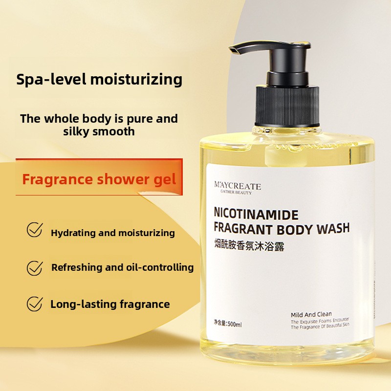 Perfume Fragrance Lotion - ナイアシンアミド配合ボディウォッシュ、保湿ボディローション、大容量、女性用香水グレード、長時間持続する香り
