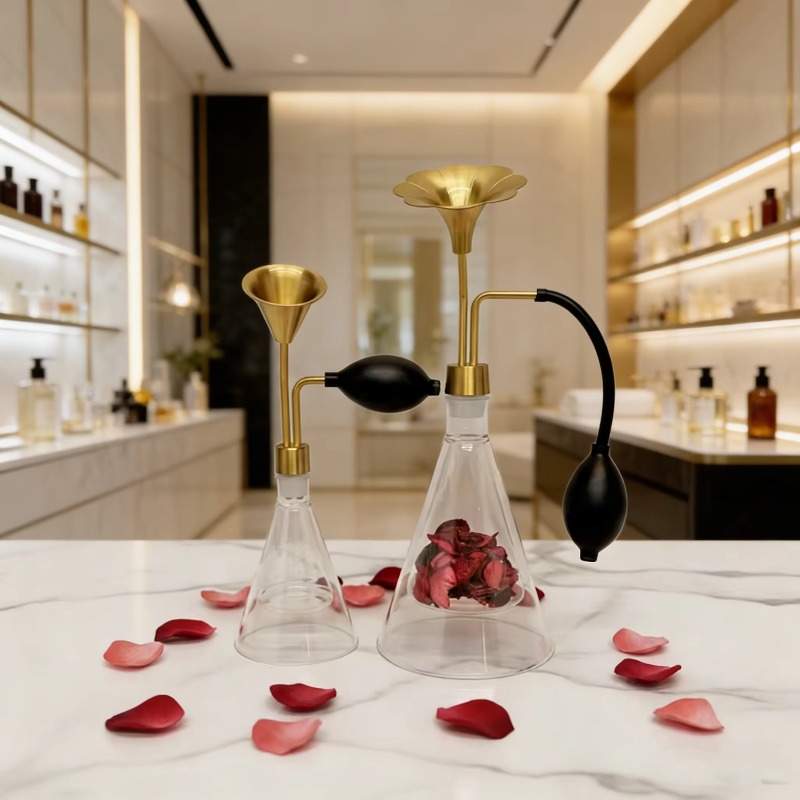 壁掛け式フレグランスサンプリングバイアル ガラス真鍮素材 8 - Perfume In Fragrance Shop のレビューと価格