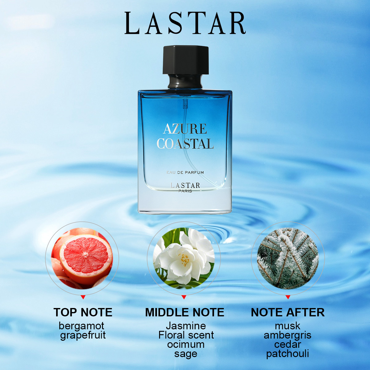 LASTAR メンズ香水、2本合計100ml/3.38fl. - Perfume Fragrance Bottle のレビューと価格