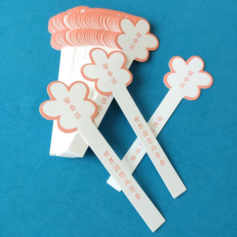10 枚の花の形をした香水テストストリップ、空白の書き込みエ - Perfume In Fragrance Shop のレビューと価格