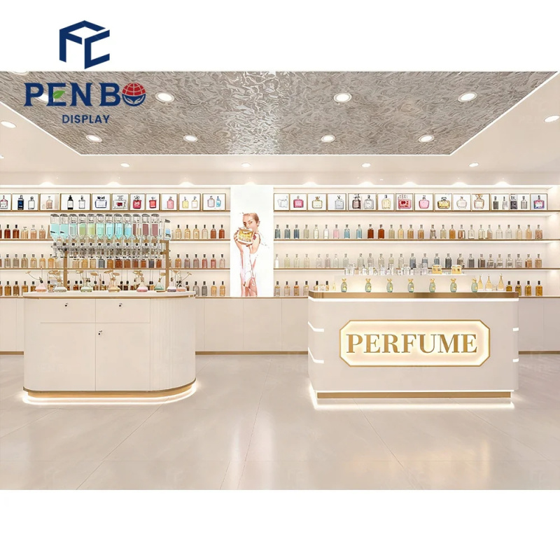 カスタム照明付き香水陳列棚 高級香水店ショーケース家具 香水 - Perfume In Fragrance Shop のレビューと価格
